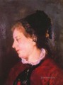 Portrait of Madame Sisley mothers children Mary Cassatt